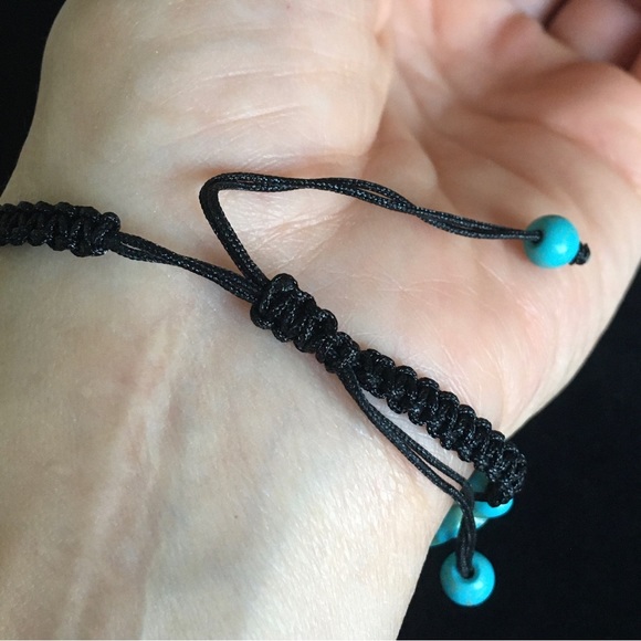 Faux Turquoise Blue Turtle Bracelet - Picture 4 of 6